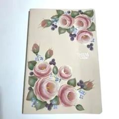2026年 ダイアリー トールペイント　バラ　スケジュール帳