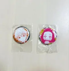 禰豆子 我妻善逸 缶バッジ