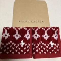 ラルフローレン☆タオルハンカチ2枚セット　ラスト1点です！