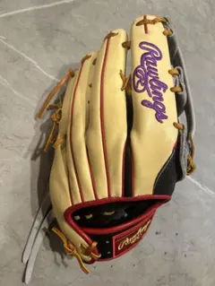 Rawlings 軟式グローブ 外野手用 左投げ 花火モデル マルチカラー