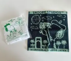 【新品】非売品　スヌーピー　ハンドタオル　ピーナッツ