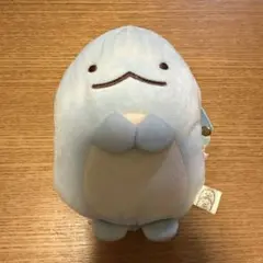 すみっこぐらし　とかげ　ぬいぐるみ型　リール付きパスケース