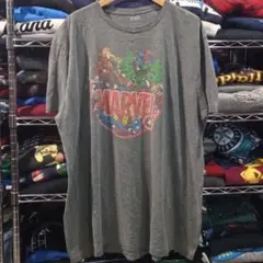 USA古着 MARVEL アメコミ ヒーロー プリント Tシャツ