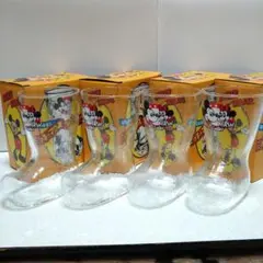 キリンレモン　ディズニー　ミッキーマウス ブーツグラス 4個セット