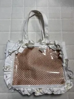 【期間限定値下げ】ザッカマート a4 フリルデザイン痛バック 痛バ 白 ホワイト