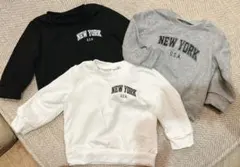 NEW YORK U.S.A. トレーナー 3点セット　6〜12M