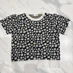 girly doll デイジー柄 半袖ニットのサムネイル