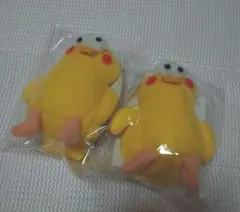 ポインコ兄弟 ぬいぐるみ ストラップ2個セット