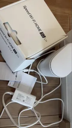 Speed Wi-Fi HOME 5G L11 ホワイト　zte