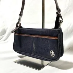 美品！ローレンラルフローレン✨RLL デニム アクセサリーポーチ ワンショルダー