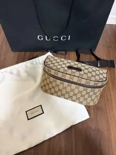 グッチ グラデーションブルー GGパターン ボディバッグ - メルカリ
