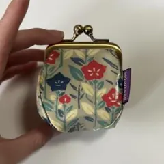 和柄 がま口 財布 小物入れ/小銭入れ