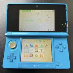 甘*楽様 【訳あり】 ニンテンドー 3DS 本体 アクアブルー