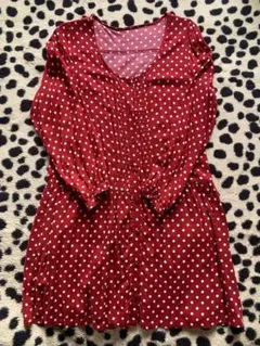 水玉 ワンピース