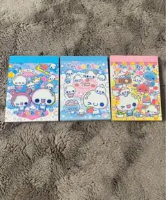 あわわちゃん ミニメモ帳3点セット 平成レトロ 希少