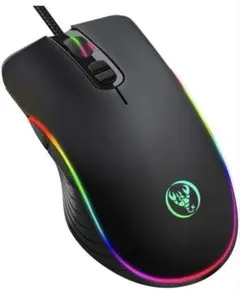 本格ゲーミングマウス／1000~6400DPI調節可能／USB有線