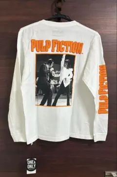 未使用タグ付 映画 パルプフィクション 長袖 Tシャツ ロンT ホワイト