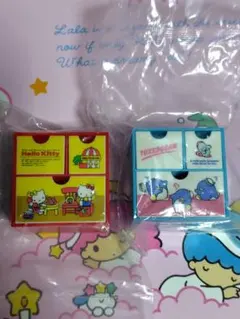 サンリオキャラクターズ　ミニチュアチェスト　ハローキティ　タキシードサム