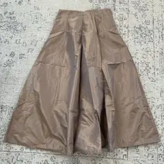☆美品　Drawer ドゥロワー シルクタフタ　ロングスカート　36☆
