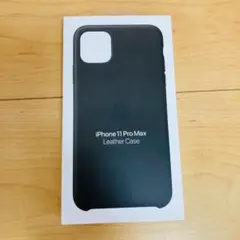 【未開封】アップル iPhone 11 Pro Max レザーケース ブラックのサムネイル