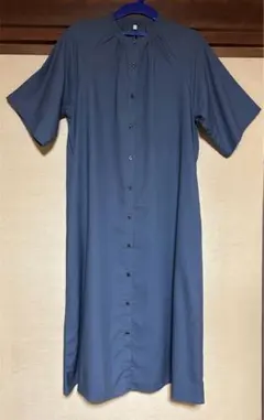 無印良品　シャツワンピース