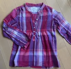 Ｈ&Ｍ　チェック長袖シャツ120サイズ