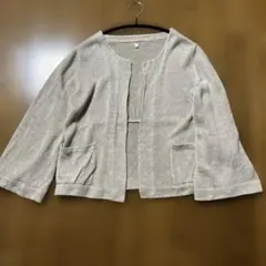 良品計画　カーディガン　リネン100%のサムネイル