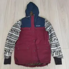 Columbia スノーボードウェア 赤 青