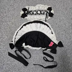 ハーフボンネットとヘッドドレスのセット