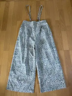 W CLOSET 花柄サロペット ワイドパンツのサムネイル