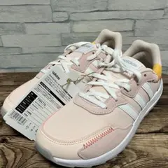 【23.5cm】adidas RETRO RUN ピンク スニーカー タグ付き