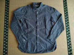 GLOBAL WORK ネイビー 長袖シャツ XL