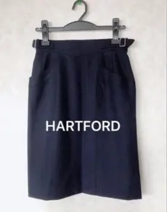 HARTFORD ハートフォード スカート ひざ丈 レディース　冬　ネイビーのサムネイル