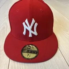 NEW ERA NY Yankees キャップ レッド 7 1/8