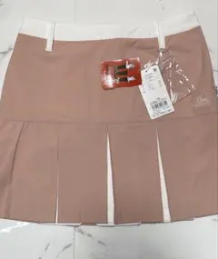 M.U SPORTS ゴルフスカート ピンク プリーツ 新品
