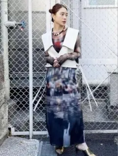 AMERI×THE MET ILINE SKIRT M - メルカリ