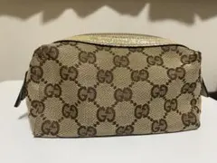 GUCCI グッチ GG柄 キャンバス ポーチ