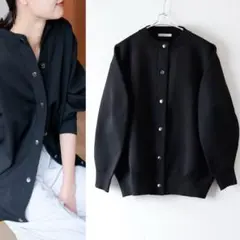 JOURNAL STANDARD ウォッシャブルバナナスリーブカーディガン　黒