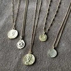 一名様限定オーダー受付！メルカリ限定価格インポートコインネックレス14kgf