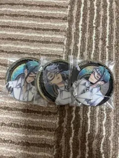 ツイステ フロイドリーチ ジェイドリーチ アズール・アーシェングロット 缶バッチ