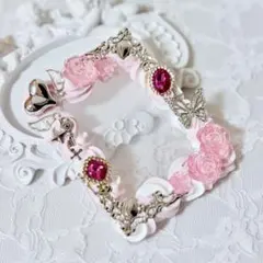 ホイップデコ 硬質トレカケース ピンク ホワイト シルバー ハート B8