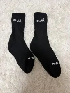 Xgirl くつ下 黒のサムネイル