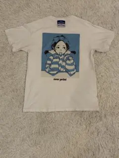 【希少】over print プリントTシャツ 古塔つみ Lサイズ
