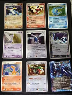 レックウザex、R団のスイクンex、リザードンなどポケモンカード10枚のサムネイル