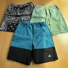 ハーフパンツ　3枚セット　130,140