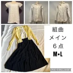 組曲メイン　 6点 M・L 春夏　オフィスカジュアル　セミフォーマル