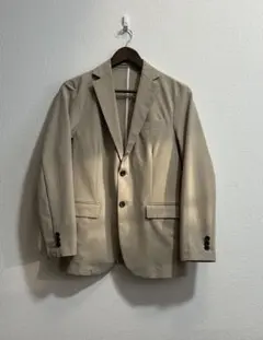 1回着用 ジーユー GU GUドライストレッチジャケット ベージュ サイズS