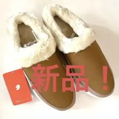 新品! uin ブラウン スリッポン 靴