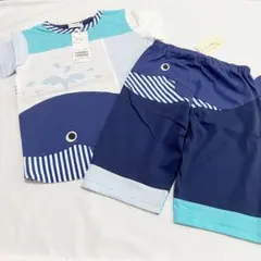 baby cheer くじら　上下セット　新品のサムネイル