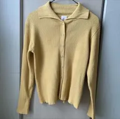 OPAQUE.CLIP オペーククリップ　リブトップス イエロー